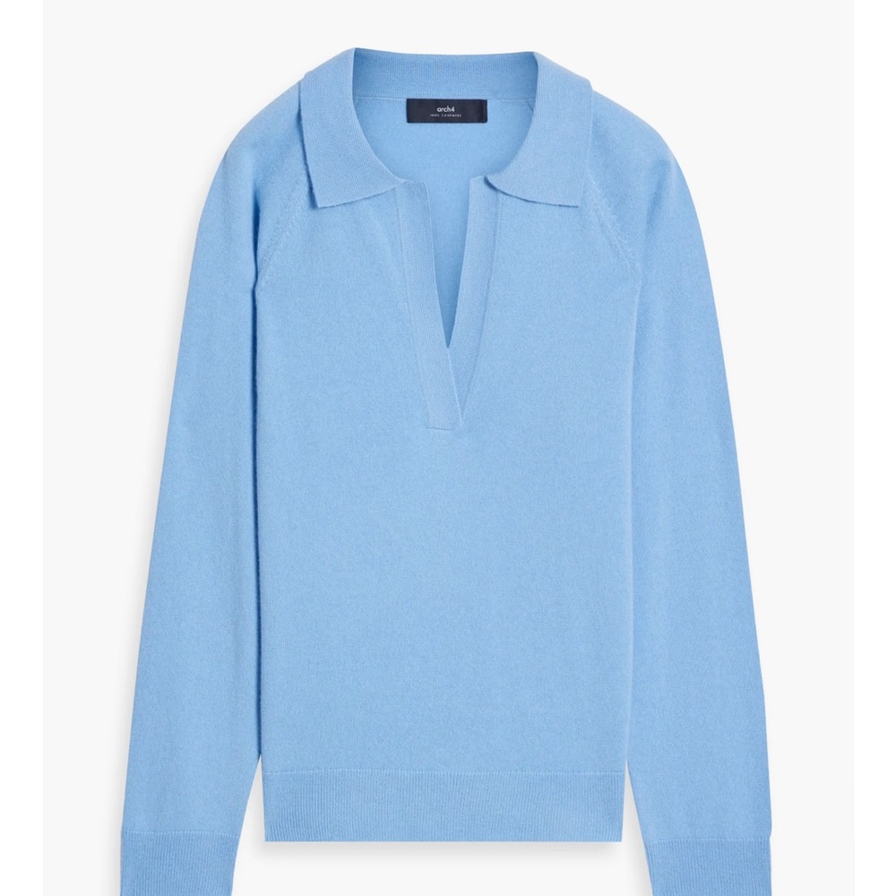 ARCH 4 Light Blue V-Neck Sweater